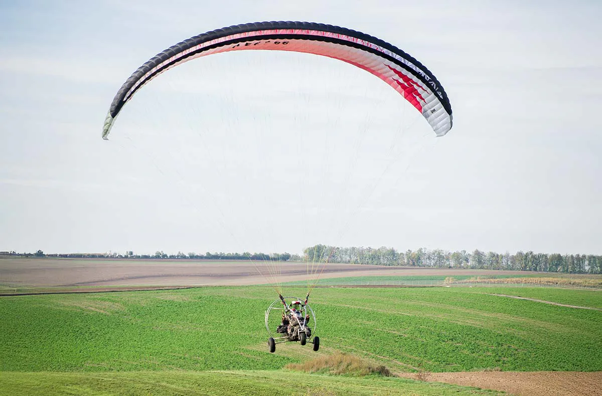 Motorgleitschirm fliegen Gaweinstal (2 Std.) - 4