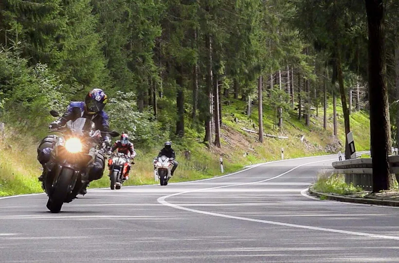 Motorradtraining Kurvenfahrt Passau