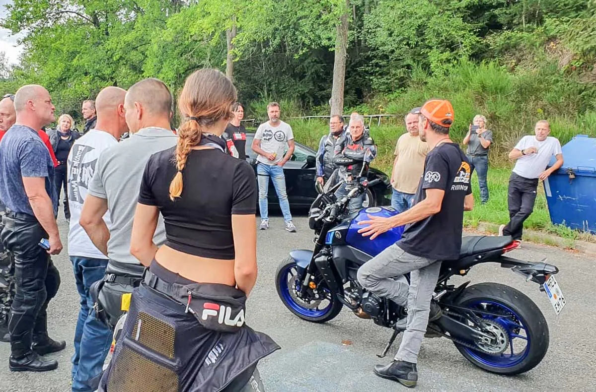 Motorradtraining Kurvenfahrt Dresden - 5