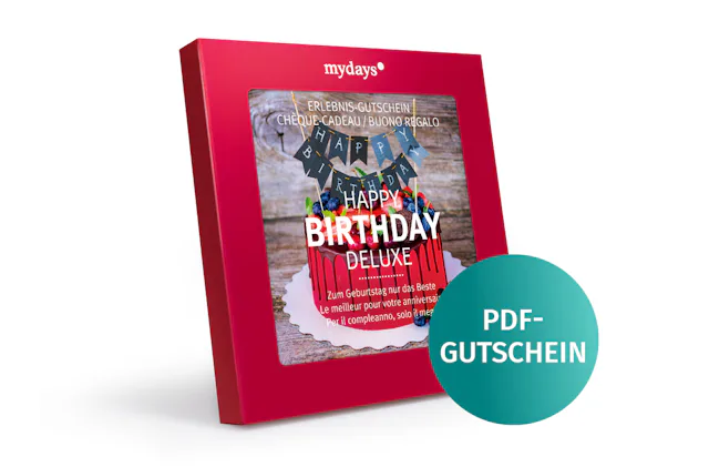 Happy Birthday - Wertgutschein als PDF
