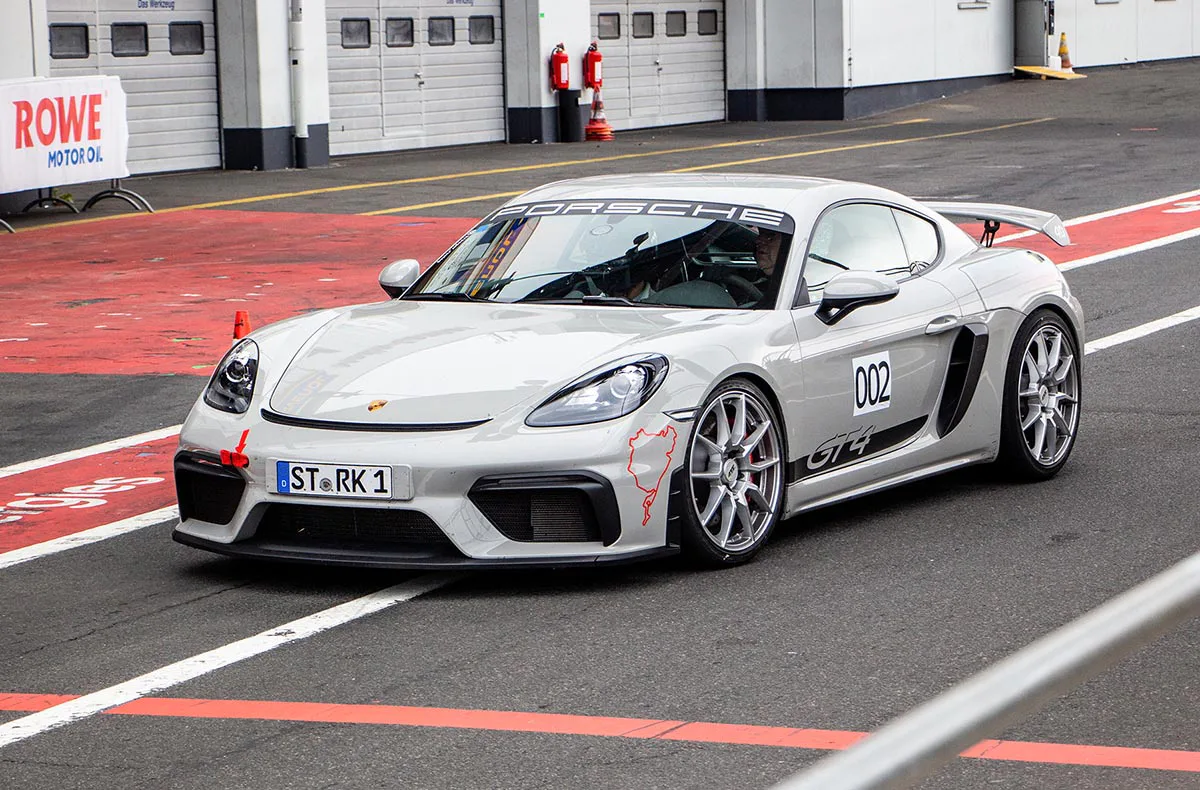 Renntaxi fahren Porsche GT4 Bad Driburg - 2