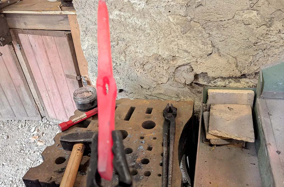 Schwert schmieden auf Burg Brandenstein Schlüchtern - 6