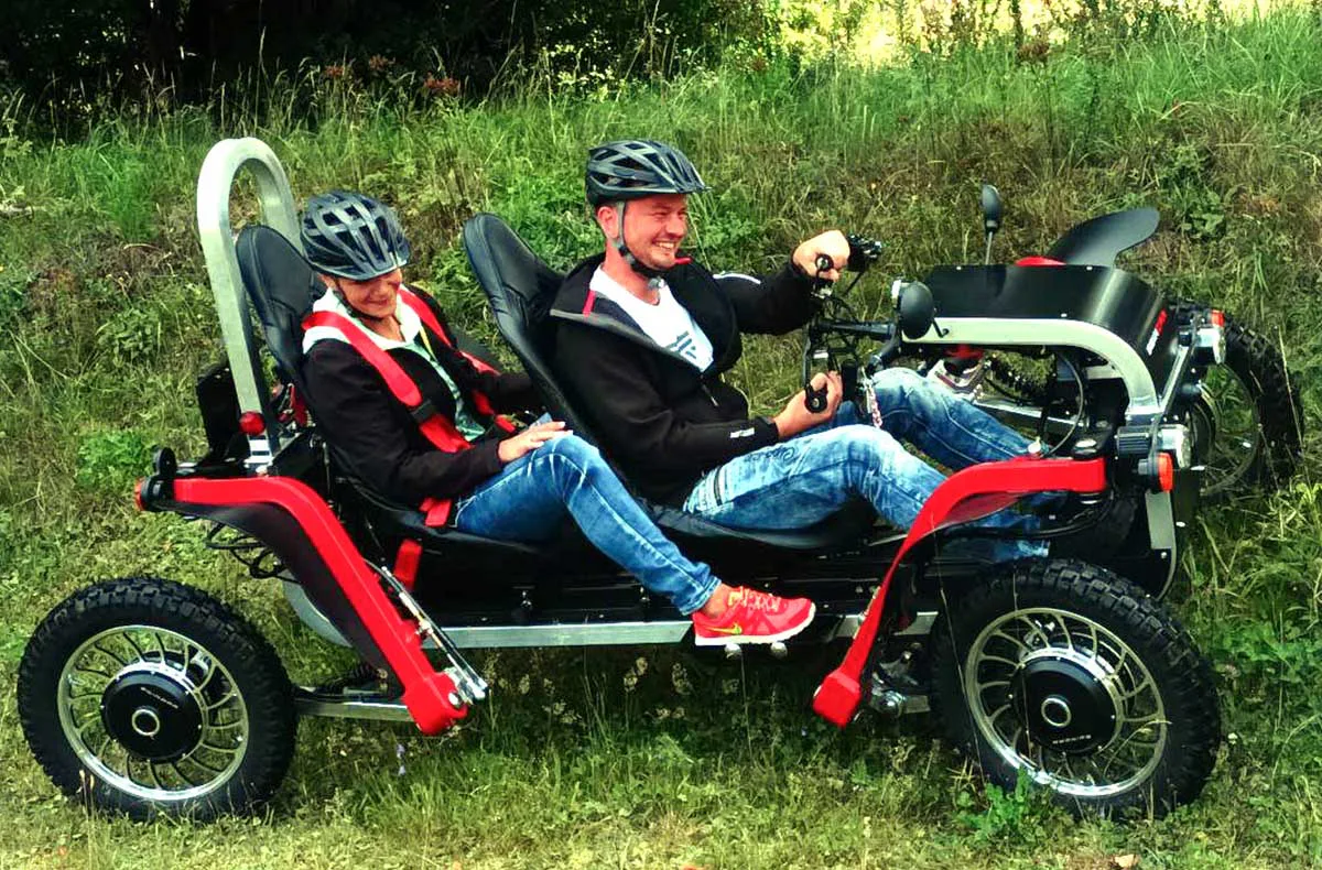 Swincar Tandem Tour für 2 Stiege (2 Std.) - 5