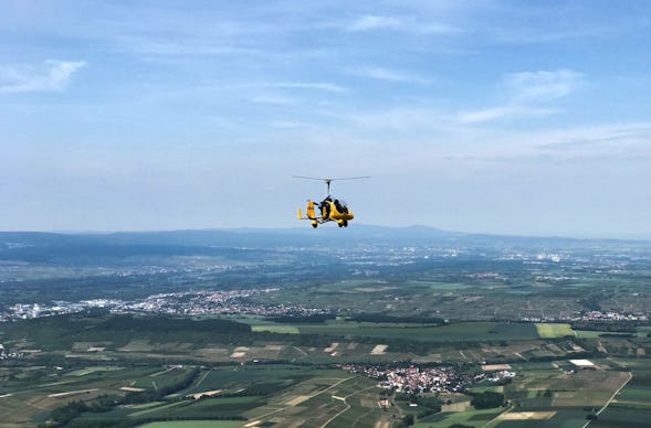 Tragschrauber-Rundflug Mosbach (60 Min.)