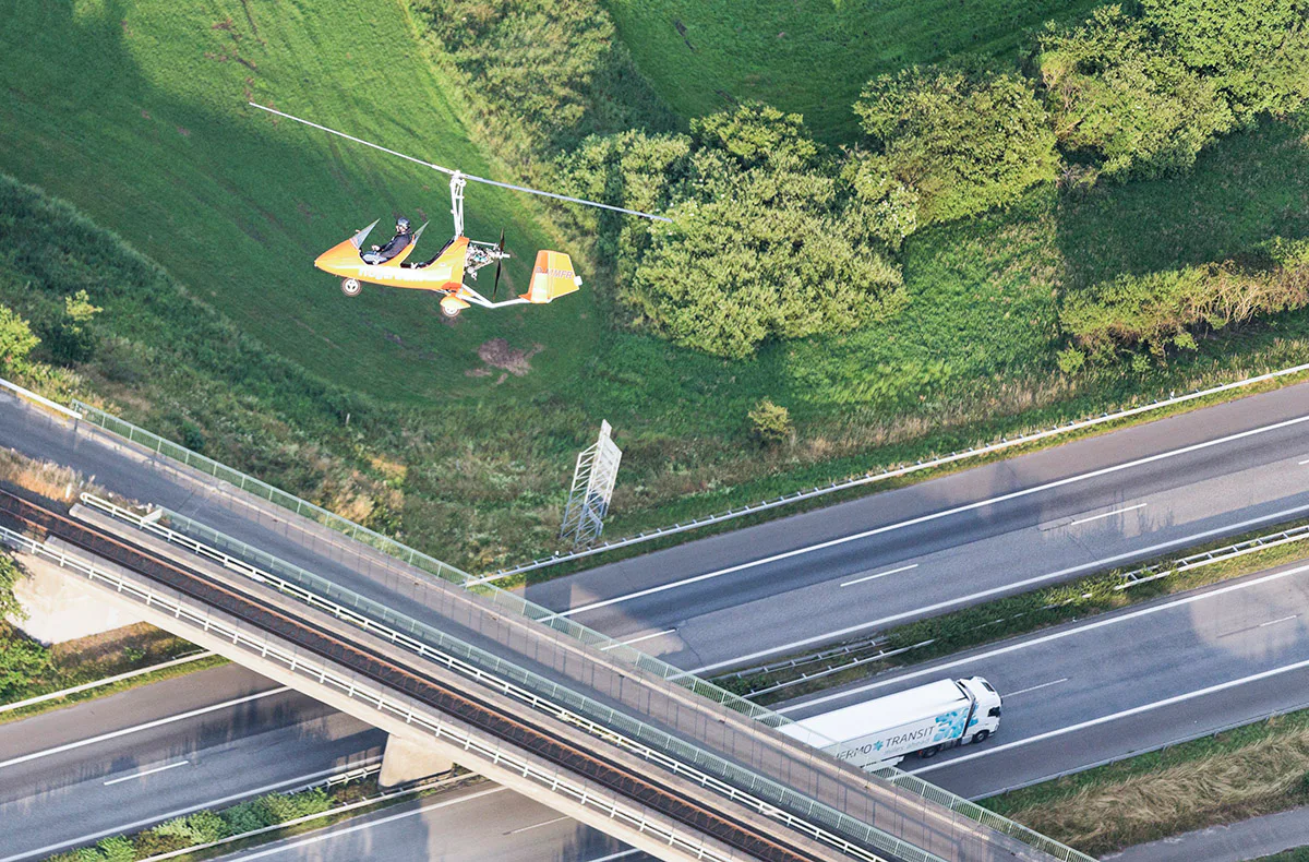 Tragschrauber Rundflug Hohenlockstedt - 4