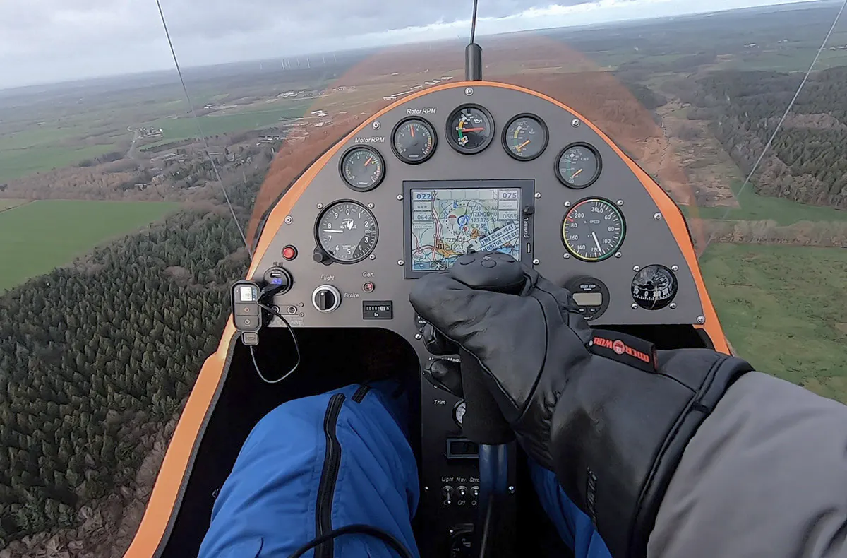Tragschrauber Rundflug Hohenlockstedt - 7