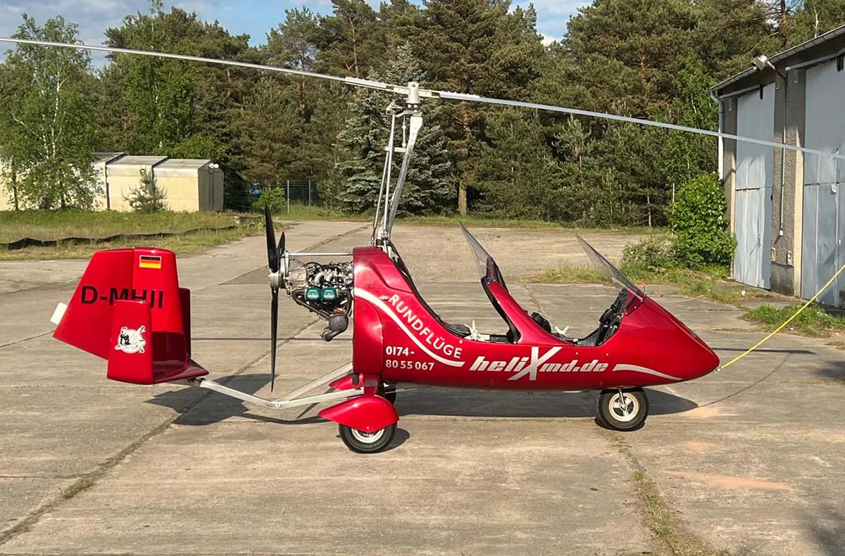 Tragschrauber selber fliegen Magdeburg (30 Min.) - 4