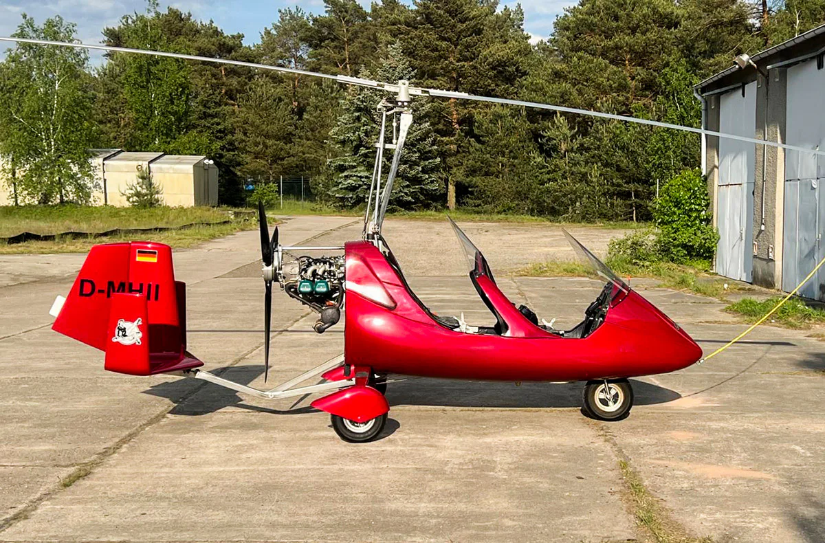 Tragschrauber selber fliegen Magdeburg (60 Min.) - 4