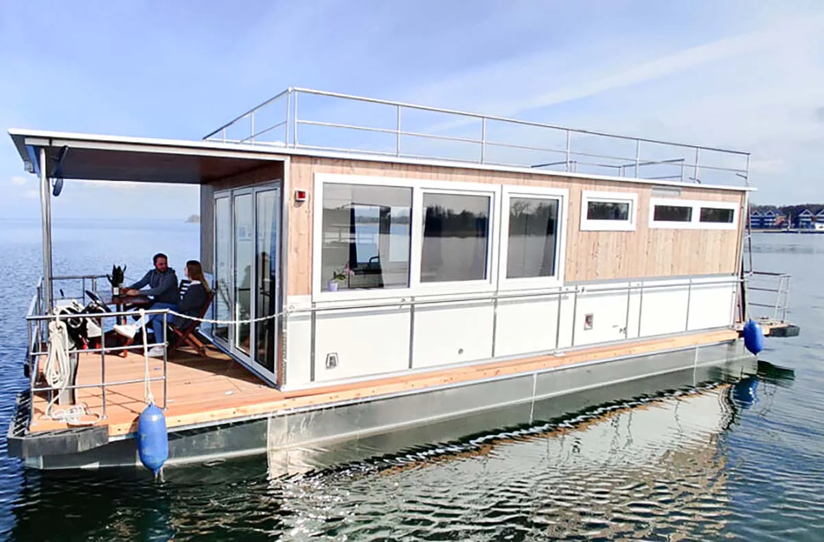 Übernachtung auf dem Hausboot mit Sauna Rechlin (3 Nächte) - 1