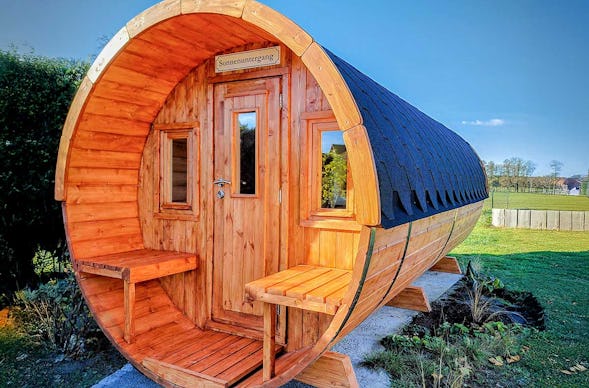 Übernachtung im Fass Neuhausen/Spree für 2 (4 Nächte)