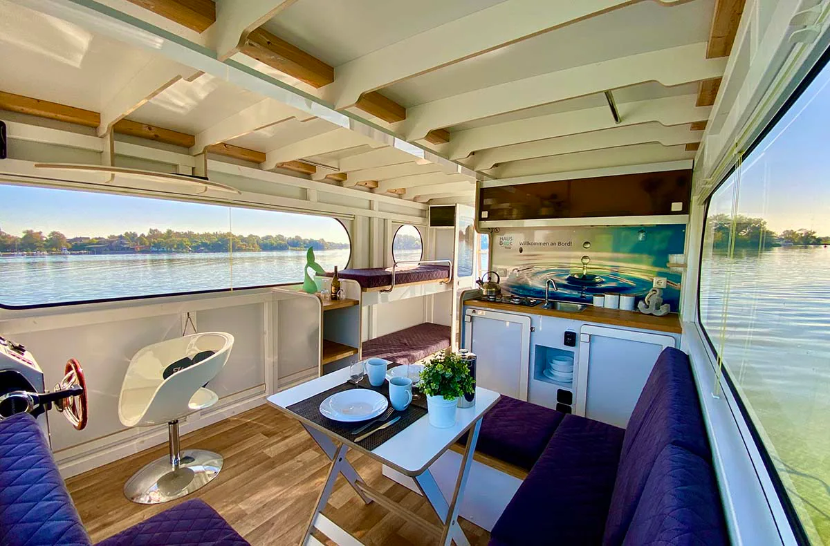 Übernachtung im fahrbaren Hausboot auf der Havel für 2 (2 Nächte) - 3
