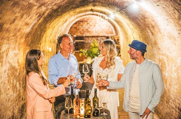 Urlaub mit Freunden im Weinfass Grub an der March