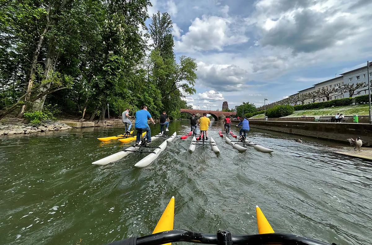 Waterbike fahren Heidelberg - 2