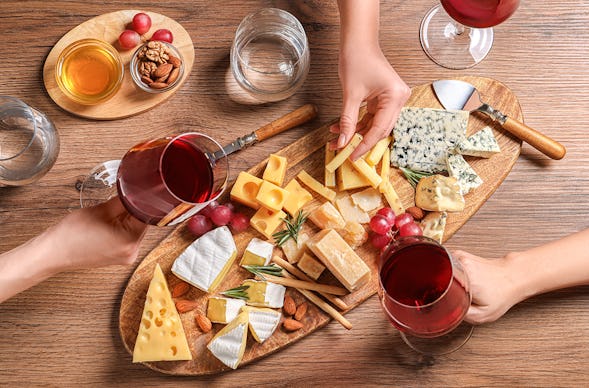 Wein und Käse Tasting Dortmund