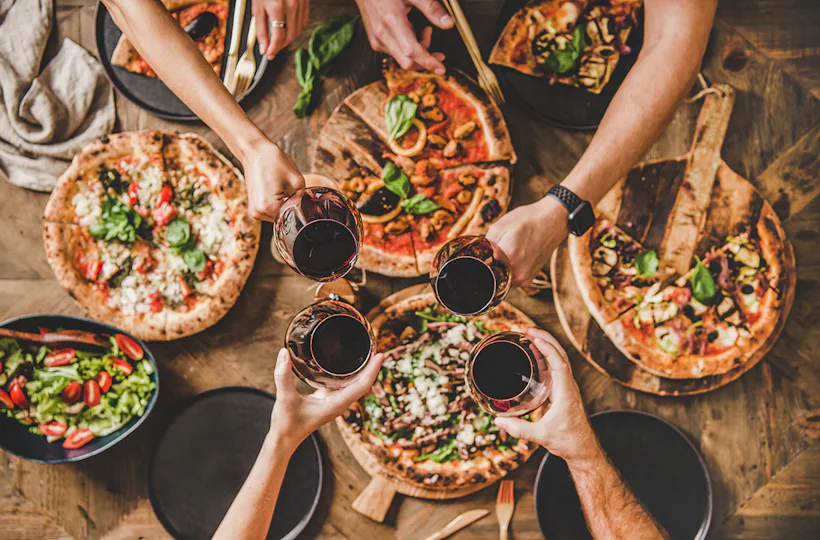 Wein & Pizza Abend München